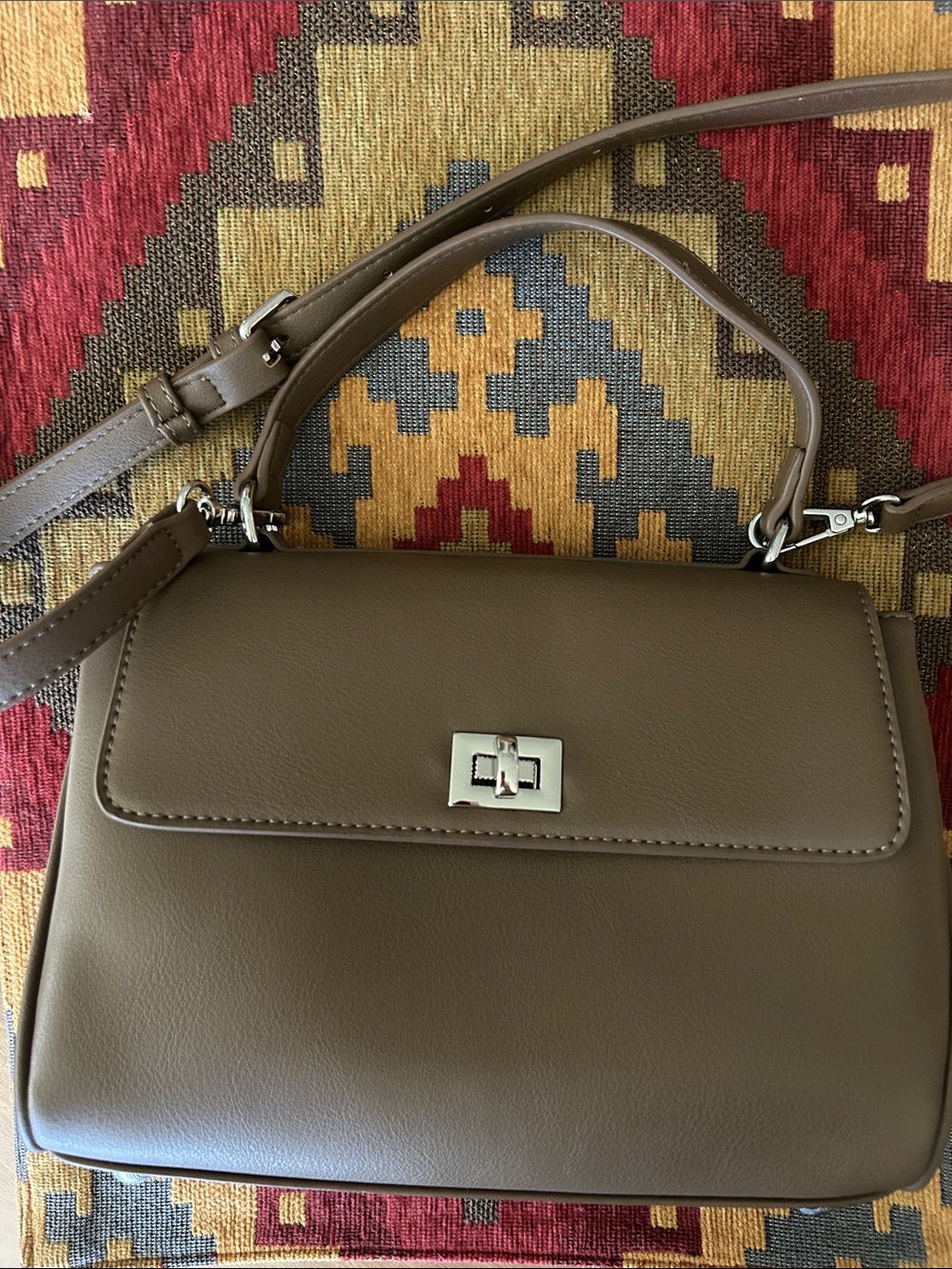 Walter Baker Taupe Mini Top-Handle Crossbody - Picture 2 of 7